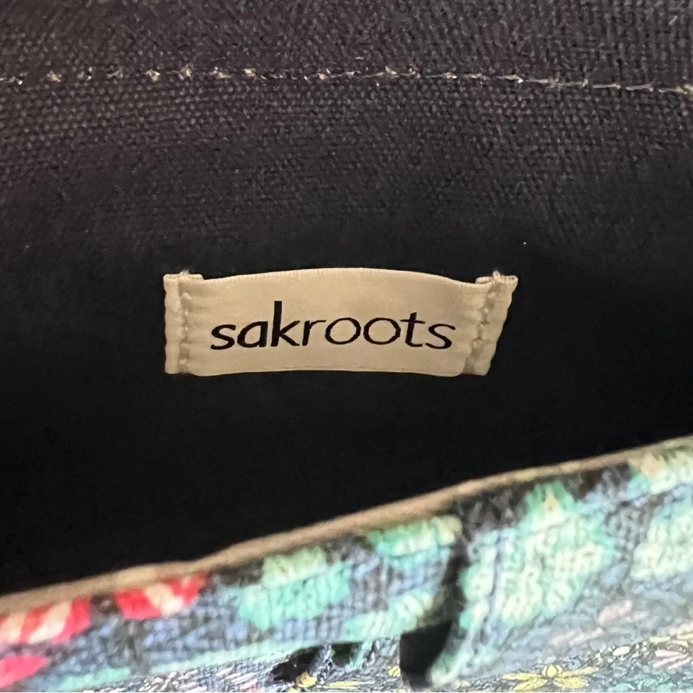 Sakroots Floral Travel Makeup Cosmetic Bag Tote